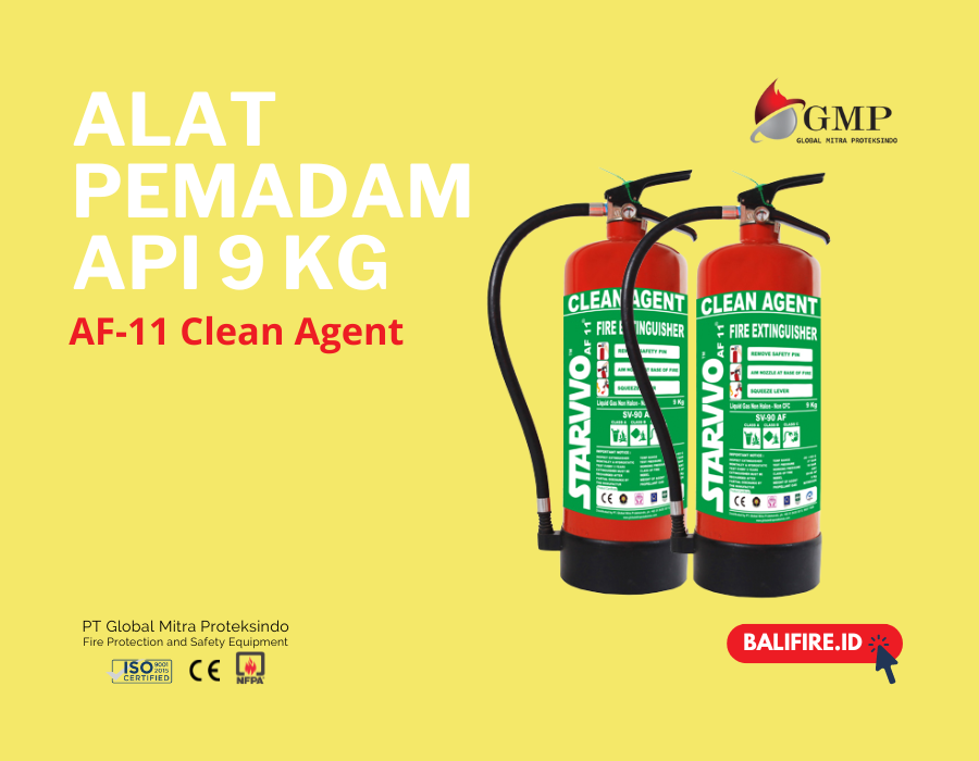 Jual APAR Halon Free AF 11 Alat Pemadam Api Untuk Listik
